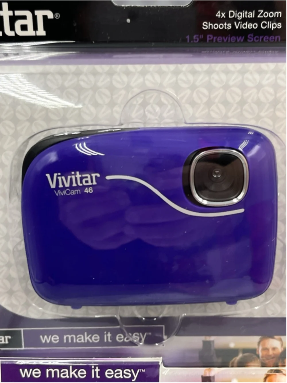 Vivitar ViviCam 46 Vintage Compact Digital Camera 4.1 MP Y2K New Sealed